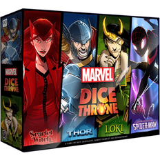 Marvel Dice Throne Scarlet Witch v. Thor v. Loki v. Spider-Man