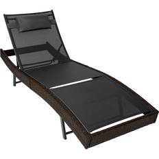 Tectake Solsenge Havemøbler tectake Polyrattan solseng Moana