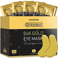 Oily Skin Eye Masks Maskiss 24k Gold Under Eye Patches 30 Pairs
