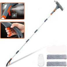 Window Cleaners Lomida Extendable Window Squeegee with Spray, 3 Squeegee Cleaning Kit