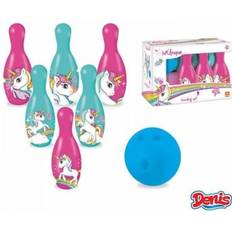 Barato Pelotas de juego Mondo Bowlingset Einhorn, 7-teilig