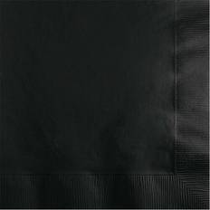 Creative Converting 59134B Black Velvet 3-Ply Paper Dinner Napkin 250/Case