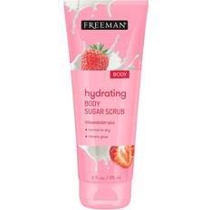 Freeman Beauty, Hydrating Body Sugar Scrub, Strawberry Milk, 175ml