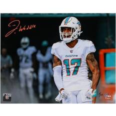 Sports Fan Products Fanatics Authentic Jaylen Waddle Miami Dolphins Autographed 11" x 14" Pregame Intro Yelling Photograph Limited Edition of 117