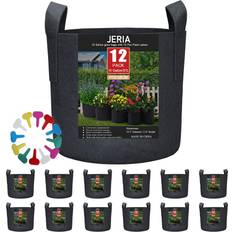 12-pack 15 gallon, vegetable/flower/plant grow bags, aeration pots wit... 5.45
