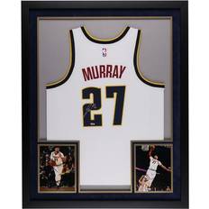 Game Jerseys Fanatics Authentic Jamal Murray Denver Nuggets Autographed Deluxe Framed Nike White Swingman Jersey