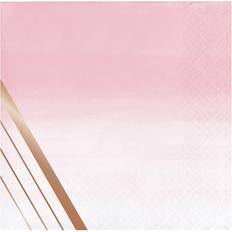 Wedding Paper Napkins Creative Converting Rosé All Day Beverage Napkins, 16 per Package