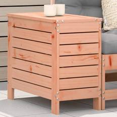 Holz Hocker vidaXL Gartenhocker 62 x 31.5 x 52 cm Massivholz Douglasie Braun