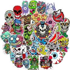 Klistermärken Skräck Zombies 50 st