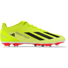 Damen - Textil Sportschuhe Adidas X Crazyfast Club Flexible Ground - Team Solar Yellow 2/Core Black/Cloud White