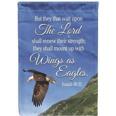 Multicolored Flags Dicksons FLAG EAGLE ISAIAH 40 POLY