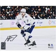 Sports Fan Apparel Fanatics Authentic Haydn Fleury Tampa Bay Lightning Autographed 8" x 10" White Jersey Skating Photograph