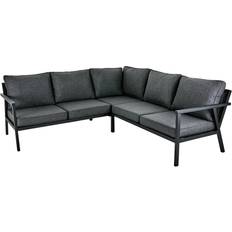 Brafab Rana Hjørnegruppe Lille Lav Ekskl Bord Sort Grå Sofa