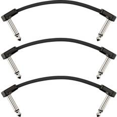 Fender Efektiyksiköt Fender Blockchain 4" Pedal Patch Cables, 3-Pack, Angle