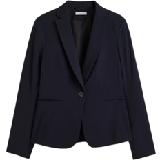 Slim-fit Jacketts H&M Fitted Jacket - Navy Blue