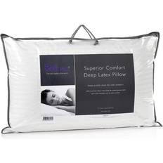 Cotton Bed Pillows Relyon Superior Comfort Deep Latex Bed Pillow (68x40cm)