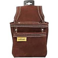 Rolson 68150 Twin Pocket Nageltasche aus Leder