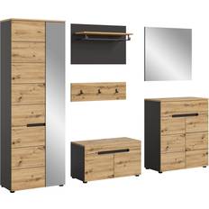 Kleiderschränke Xonox Home Garderobe CANU BHT 255x190x37 Kleiderschrank