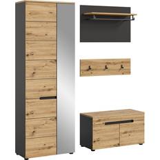Kleiderschränke Xonox Home Garderobe CANU BHT 160x190x37 Kleiderschrank