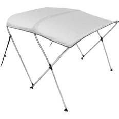 Tarp Frames & Boat Canopies VEVOR 6pcs 67"-72" Grey 3 Bow Bimini Top Boat Cover 900D Polyester Canopy Aluminum Frame