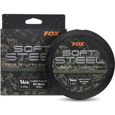 Fox vlasec soft steel fleck camo mono 1000 priemer 0,30 mm nosnos 6,4 kg