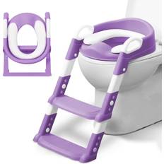 kidoola Adjustable Potty Ladder Seat for Toilet Training with Steps, Handle & Soft Cushion Design Non Slip & Space Efficient Toddlers & Children Unisex