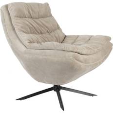 Metall Loungestolar Dutchbone Vince Beige Loungestol 82cm