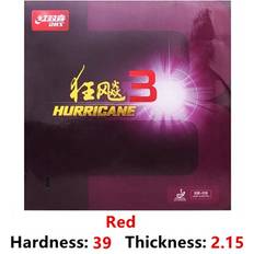 Revêtements de Tennis de Table DHS Hurricane 3 Table Tennis Rubber Original Pips-In Ping Pong Sponge