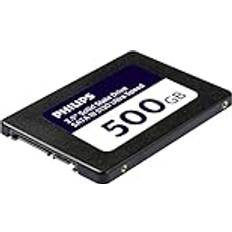 Philips intern SSD 2,5” SATA III 500 GB S130 Ultra Speed, läshastighet upp till 550 MB/s