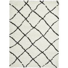 Think Rugs Scandi Berber Black, White 120x170cm