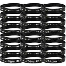 Silicone Bracelets Dicksons Can Do All Things, Philippians 4:13 Silicone Bracelet