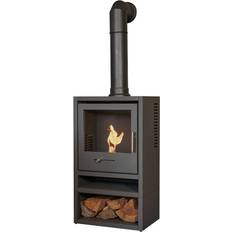 Ethanol Fireplaces Ebern Designs Lakeeva Bio Ethanol Stove gray 135.0 H x 43.0 W x 30.0 D cm