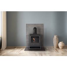 Ethanol Fireplaces Ebern Designs Lakeeva Bio Ethanol Stove gray 83.0 H x 43.0 W x 30.0 D cm