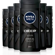 Shower Gel Pack of 6 Face, & Body Wash