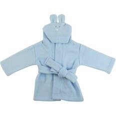 Blue Bath Robes Children's Clothing Bambini Boy/Girl Fleece Robe With Hoodie Blue Newborn