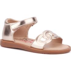 Rose Gold Sandals Children's Shoes Olivia Miller Girl Toddler Glowy Flat Sandal