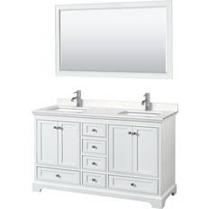 Bathroom Furniture Wyndham Collection Deborah (WCS202060DWHC2UNSM58)