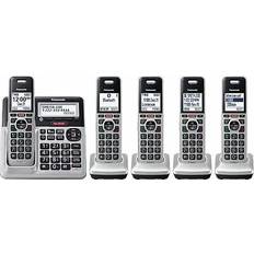 Landline Phones Panasonic kx-tgf975s link2cell dect 6.0 expandable cordless phone system wi. Silver