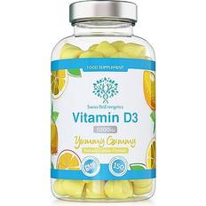 Swiss Bioenergetics Vitamin D3 Gummies 25µg 1000IU 150 Lemon Flavour Chewable