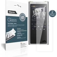 Dipos 2x schutzfolie für sony nw-zx300 mp3-player anti-shock 9h folie glass Transparent