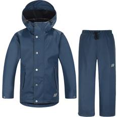 Skogstad Regntøy Skogstad Juniors' Espevær Pu Regnsett Dark Denim