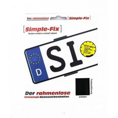 Eufab Simple Fix Registreringsskylthållare Ramlös