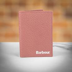 Barbour Card Cases Barbour Grain Leather Card Holder - Pink
