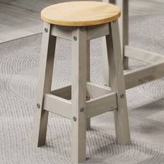 Grey Seating Stools Core Products Core Products Corona Low Seating Stool