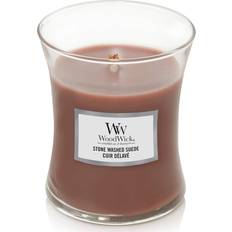 Woodwick 1666267E Stone Washed Suede Scented Candle 658g