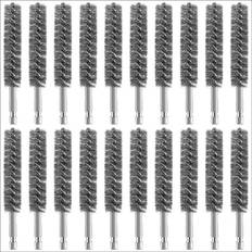 Power Tool Accessories Spactz Stainless Steel Bore Bristles Brush for Power Drill Cleaning 20 PCS