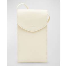 IL BISONTE Bigallo Phone Pouch Crossbody Bag Bianco Latte