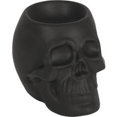 Black Wax Melt Puckator Ceramic Skull Oil Wax Melt