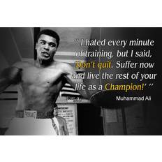 Muhammad Ali Quote Boxing Poster