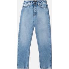 Nudie Jeans Women Jeans Nudie Jeans Lofty Lo Vintage Mid Waist Relaxed Straight Fit Women's Organic W25/L34 Sustainable Denim Blue W25/L34